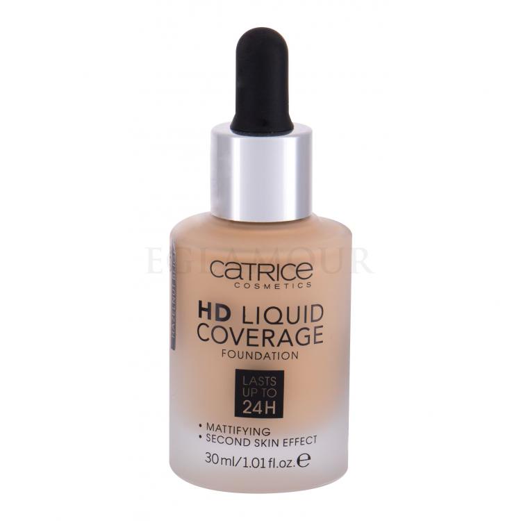 Catrice HD Liquid Coverage 24H Podkład dla kobiet 30 ml Odcień 036 Hazelnut Beige