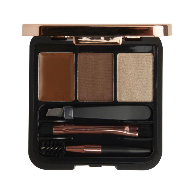 Makeup Revolution London Brow Sculpt Kit Zestawy i palety do brwi dla kobiet 2,2 g Odcień Brown