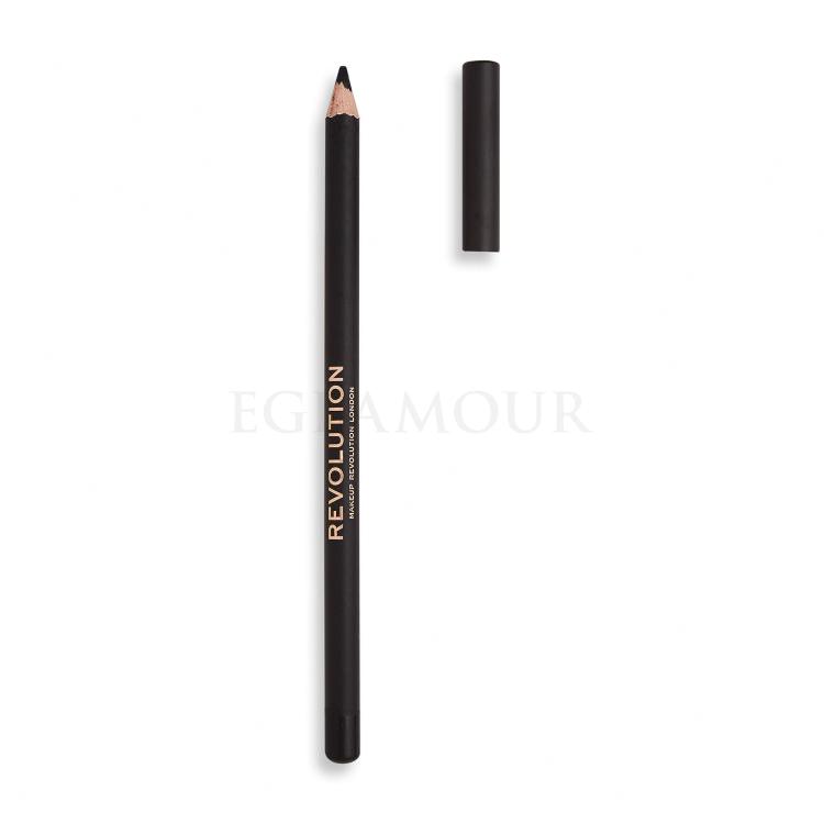 Makeup Revolution London Kohl Eyeliner Kredka do oczu dla kobiet 1,3 g Odcień Black