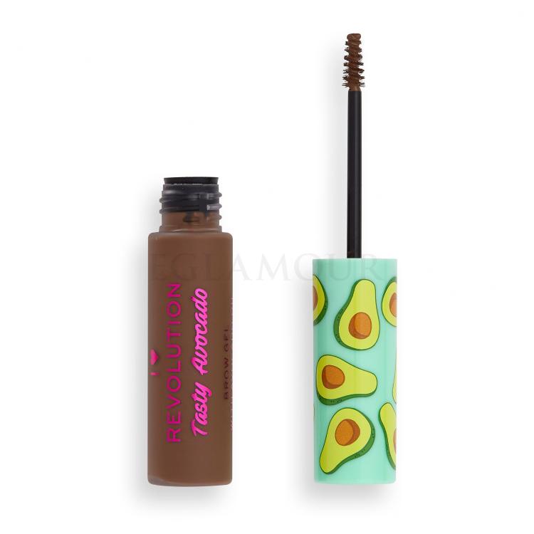 I Heart Revolution Tasty Avocado Brow Gel Tusz do brwi dla kobiet 6 ml Odcień Medium Brown