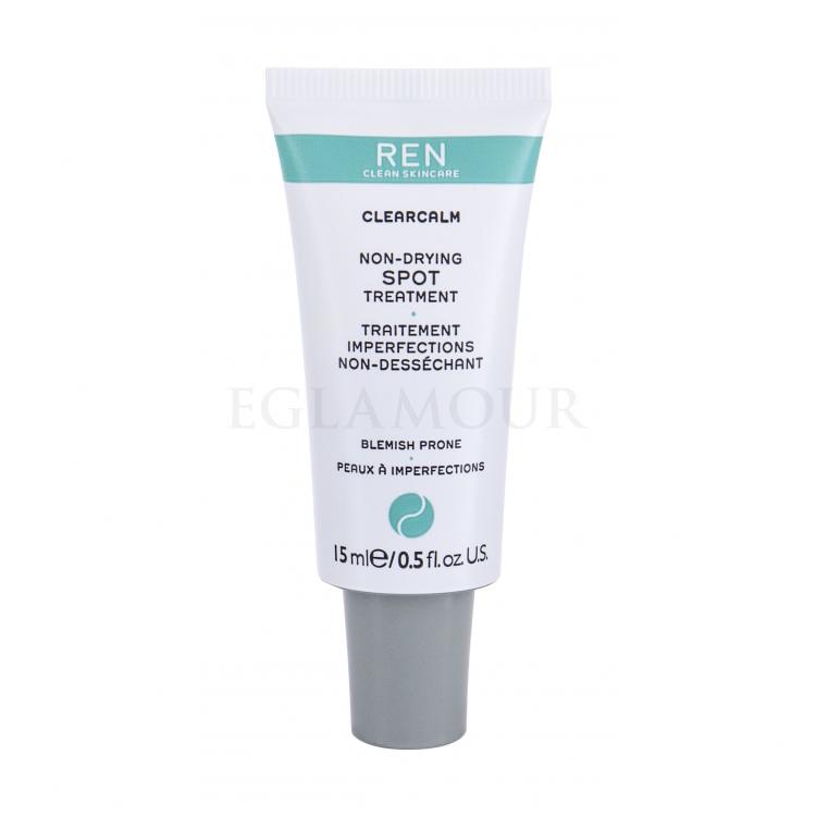 REN Clean Skincare Clearcalm 3 Non-Drying Spot Treatment Preparaty punktowe dla kobiet 15 ml