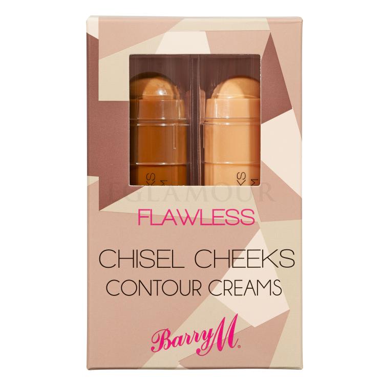 Barry M Flawless Chisel Cheeks Contour Creams Zestaw Rozświetlacz 5 g + Bronzer 5 g