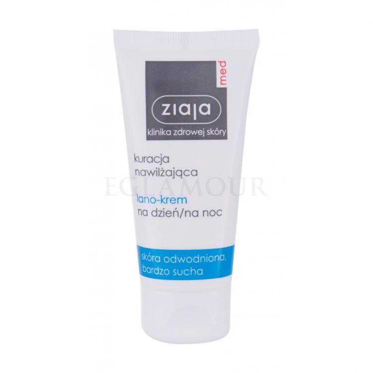 Ziaja Med Hydrating Treatment Day And Night Lanolin Krem do twarzy na dzień dla kobiet 50 ml