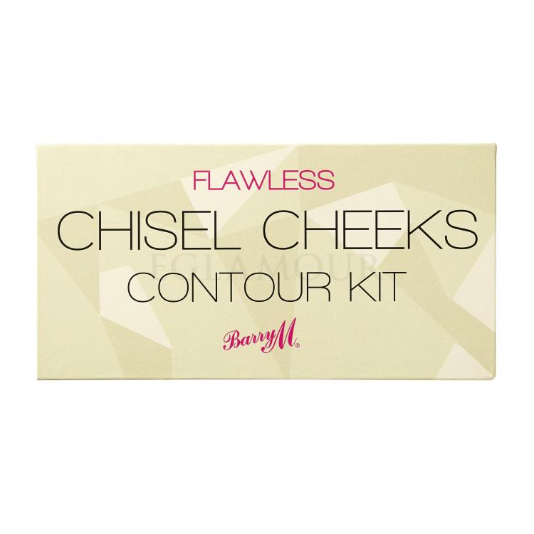 Barry M Flawless Chisel Cheeks Contour Kit Puder dla kobiet 2,5 g Odcień Light - Medium