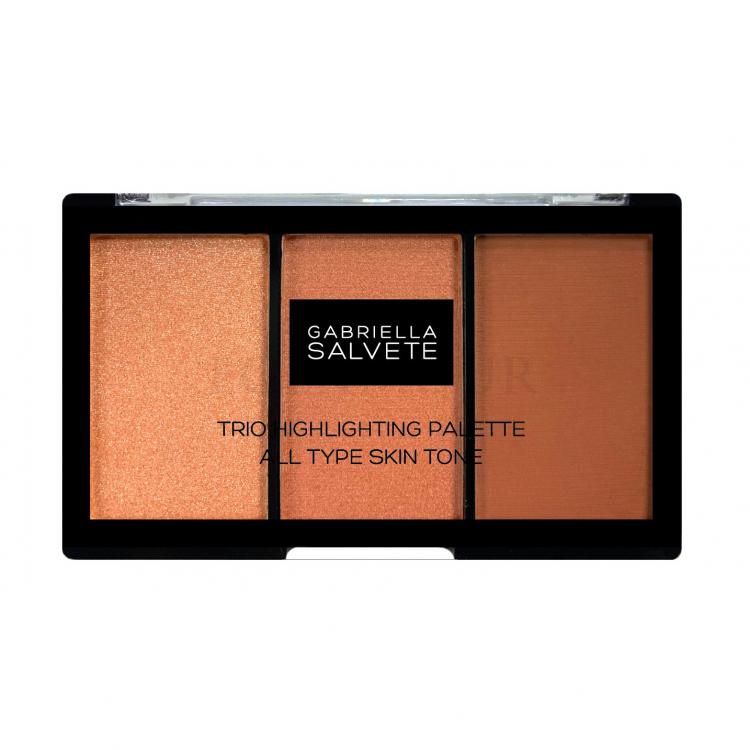 Gabriella Salvete Trio Highlighting Palette Rozświetlacz dla kobiet 15 g