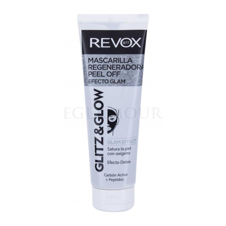 Revox Glitz &amp; Glow Black Regenerating Maseczka do twarzy dla kobiet 80 ml