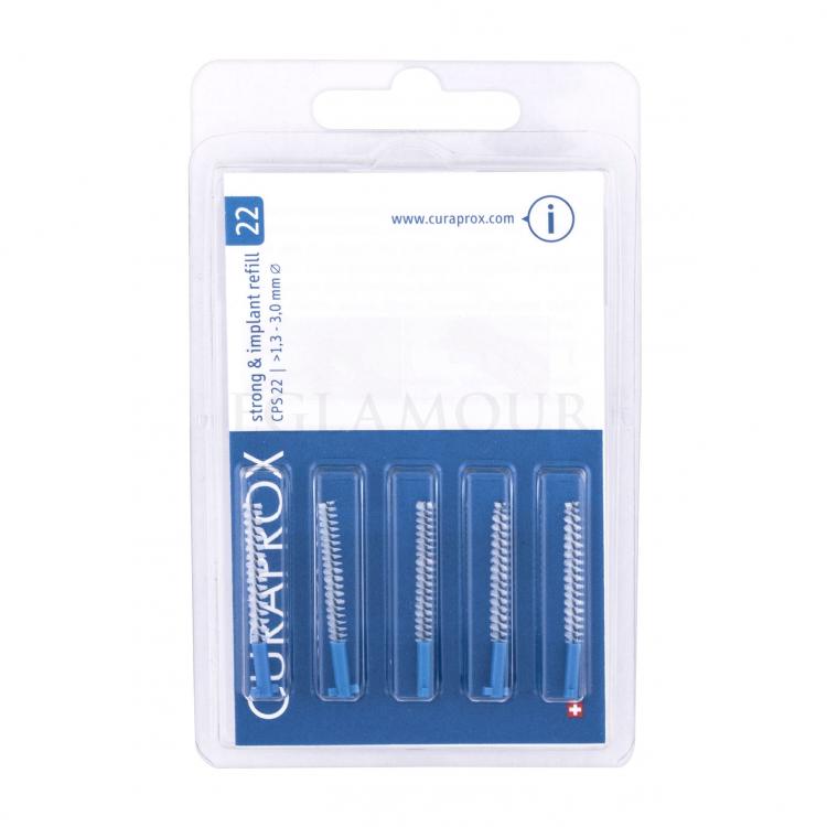 Curaprox CPS 22 Strong &amp; Implant Refill 1,3 - 3,0 mm Szczoteczka do przestrzeni międzyzębowych 5 szt