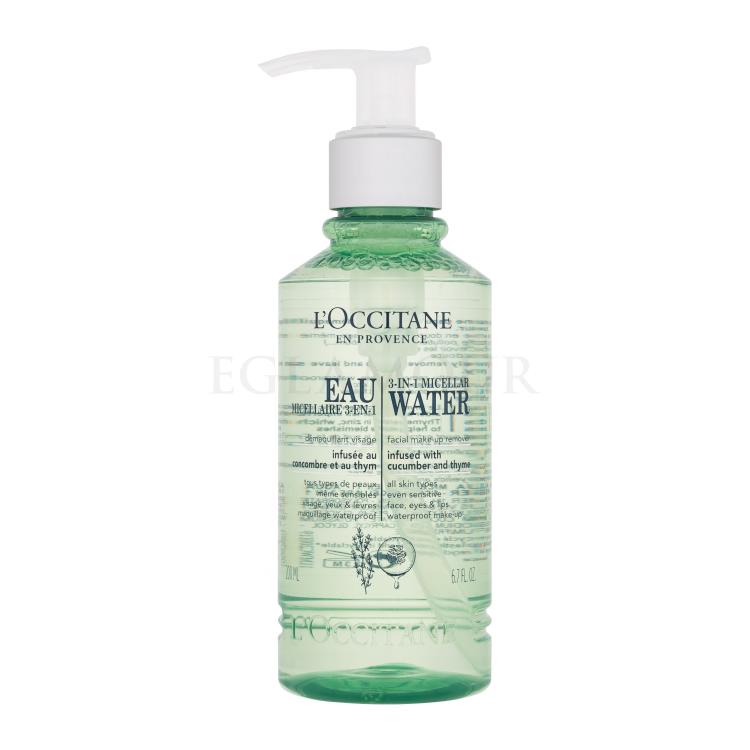 L&#039;Occitane 3-in-1 Micellar Water Płyn micelarny dla kobiet 200 ml