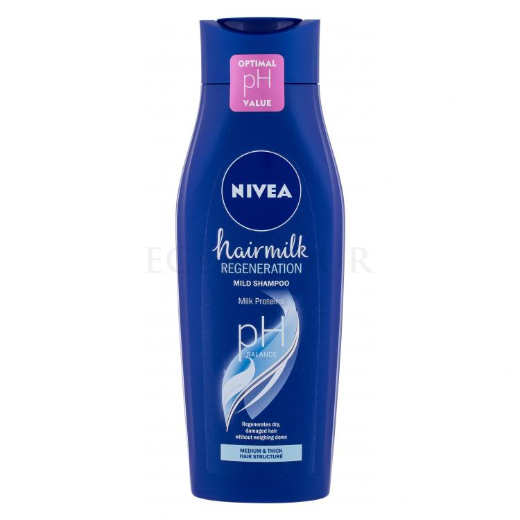 Nivea Hairmilk Regeneration Mild Szampon do włosów dla kobiet 400 ml