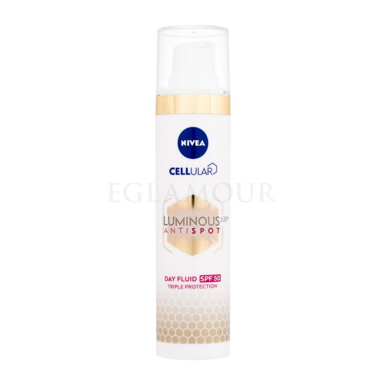 Nivea Luminous 630 Antispot SPF50 Krem do twarzy na dzień dla kobiet 40 ml