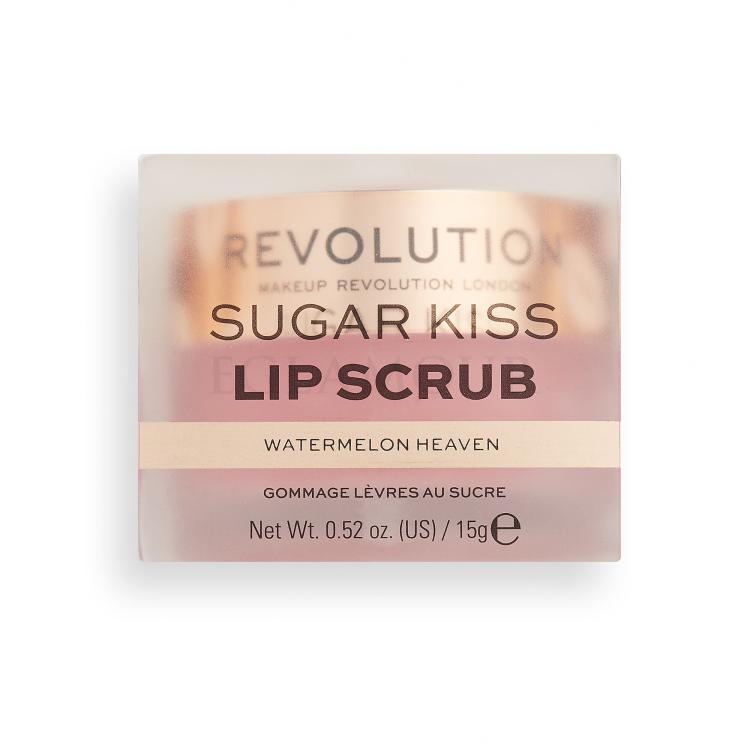 Makeup Revolution London Sugar Kiss Lip Scrub Watermelon Heaven Balsam do ust dla kobiet 15 g