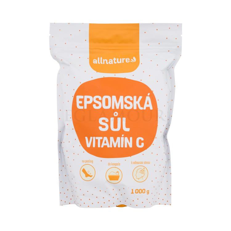 Allnature Epsom Salt Vitamin C Sól do kąpieli 1000 g