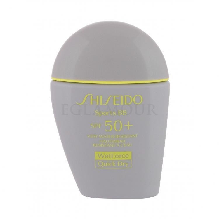 Shiseido Sports BB WetForce SPF50+ Krem BB dla kobiet 30 ml Odcień Dark tester