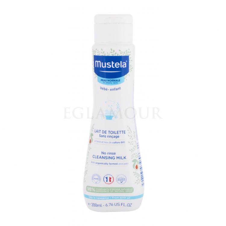 Mustela Bébé No Rinse Cleansing Milk Mleczko do ciała dla dzieci 200 ml