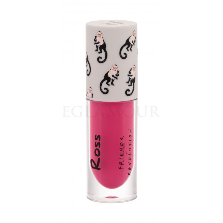 Makeup Revolution London X Friends Błyszczyk do ust dla kobiet 4,6 ml Odcień Ross