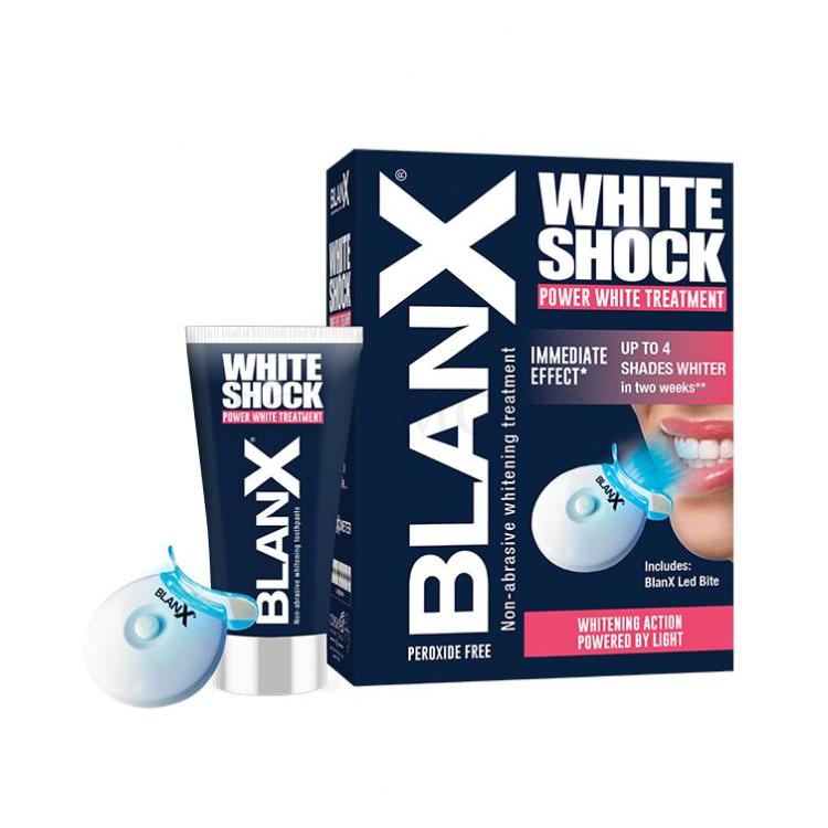 BlanX White Shock Power White Treatment Pasta do zębów Zestaw