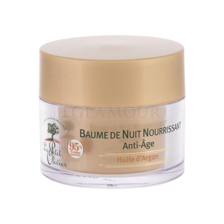 Le Petit Olivier Argan Oil Nourishing Night Balm Anti-Aging Krem na noc dla kobiet 50 ml