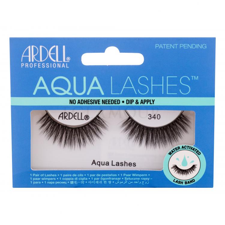 Ardell Aqua Lashes 340 Sztuczne rzęsy dla kobiet 1 szt Odcień Black