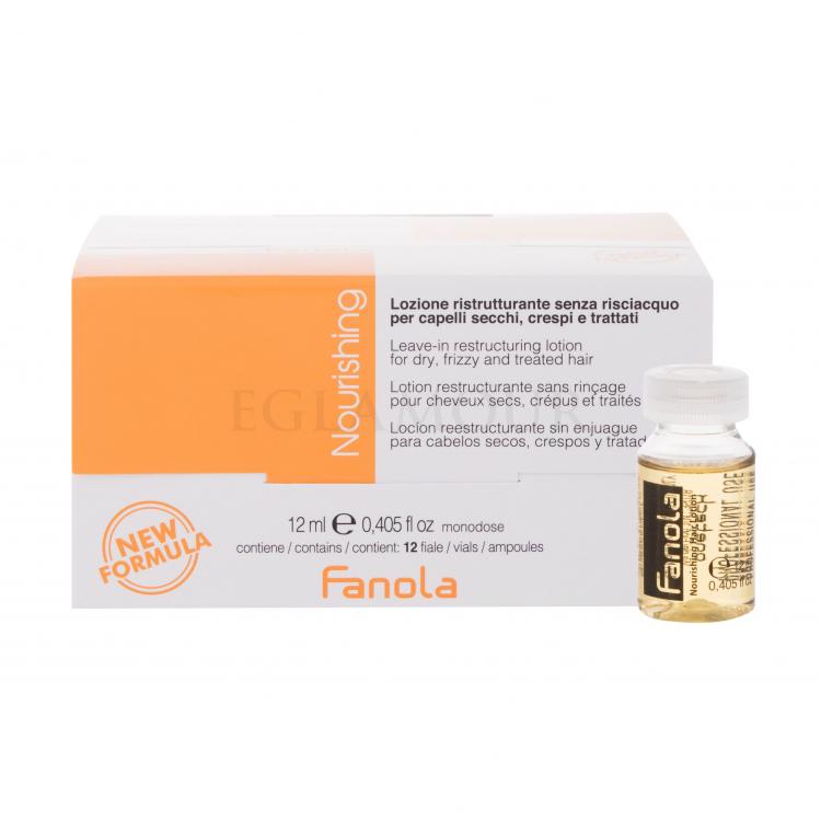 Fanola Nourishing Leave-In Lotion Serum do włosów dla kobiet 12 ml