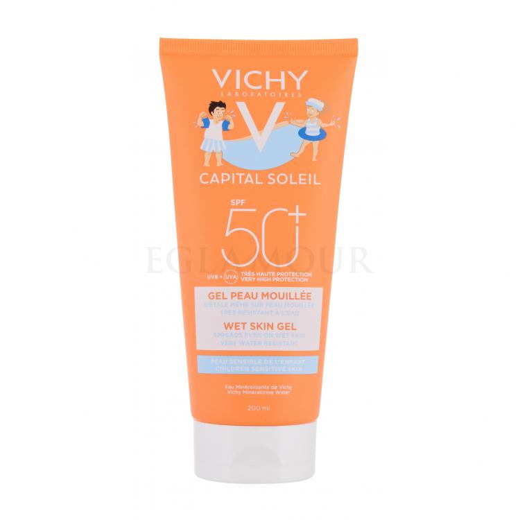 Vichy Capital Soleil Kids Wet Skin Gel SPF50+ Preparat do opalania ciała dla dzieci 200 ml