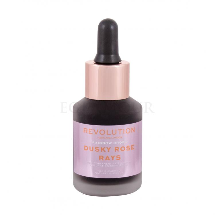 Revolution Haircare London Rainbow Drops Farba do włosów dla kobiet 30 ml Odcień Dusky Rose Rays