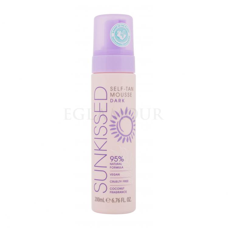 Sunkissed Self-Tan Mousse Samoopalacz dla kobiet 200 ml Odcień Dark