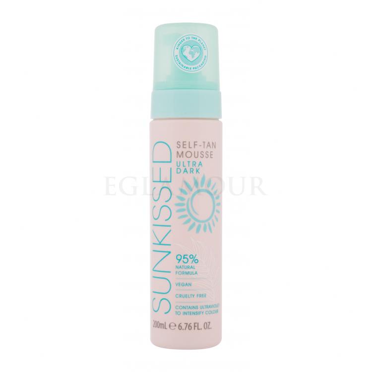 Sunkissed Self-Tan Mousse Samoopalacz dla kobiet 200 ml Odcień Ultra Dark