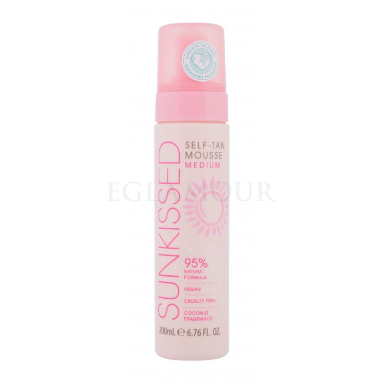 Sunkissed Self-Tan Mousse Samoopalacz dla kobiet 200 ml Odcień Medium