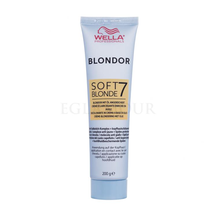 Wella Professionals Blondor Soft Blonde 7 Farba do włosów dla kobiet 200 g