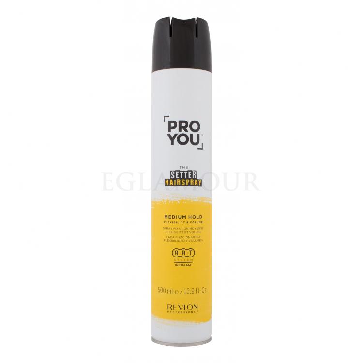 Revlon Professional ProYou The Setter Hairspray Medium Hold Lakier do włosów dla kobiet 500 ml