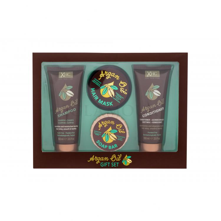 Xpel Argan Oil Gift Set Zestaw Szampon 100 ml + odżywka 100 ml + mydło 50 g + maska do włosów 50 g