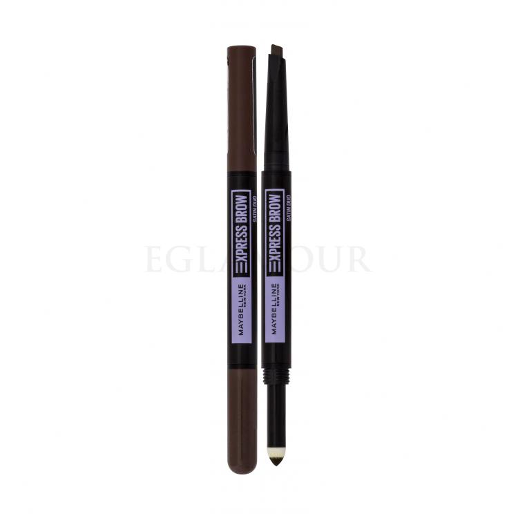 Maybelline Express Brow Satin Duo Kredka do brwi dla kobiet 0,71 g Odcień Dark Brown