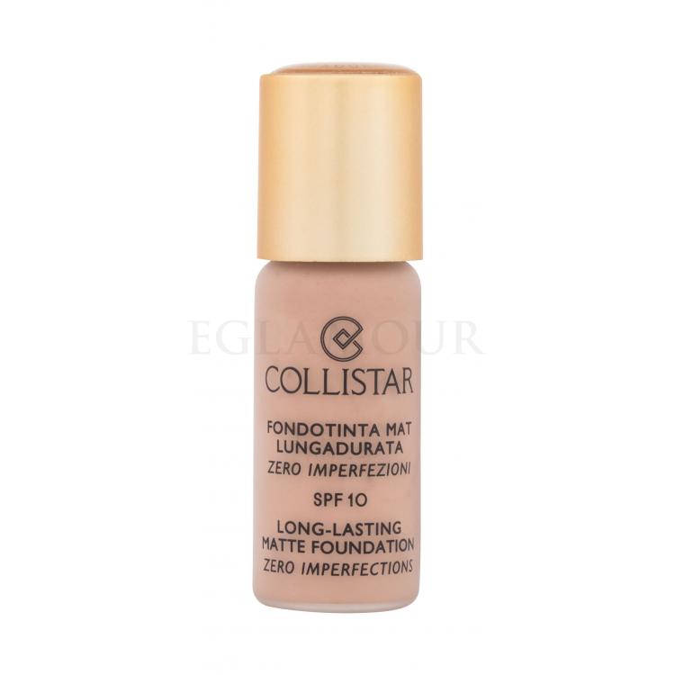 Collistar Long-Lasting Matte SPF10 Podkład dla kobiet 10 ml Odcień 4 tester