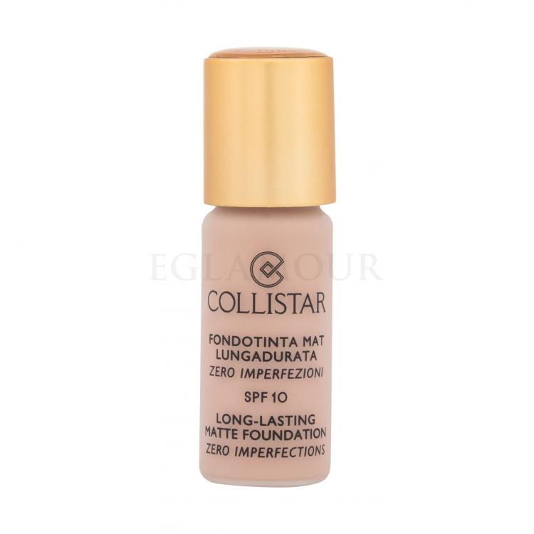 Collistar Long-Lasting Matte SPF10 Podkład dla kobiet 10 ml Odcień 2 tester