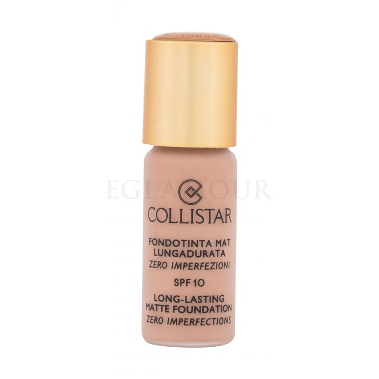 Collistar Long-Lasting Matte SPF10 Podkład dla kobiet 10 ml Odcień 5 tester