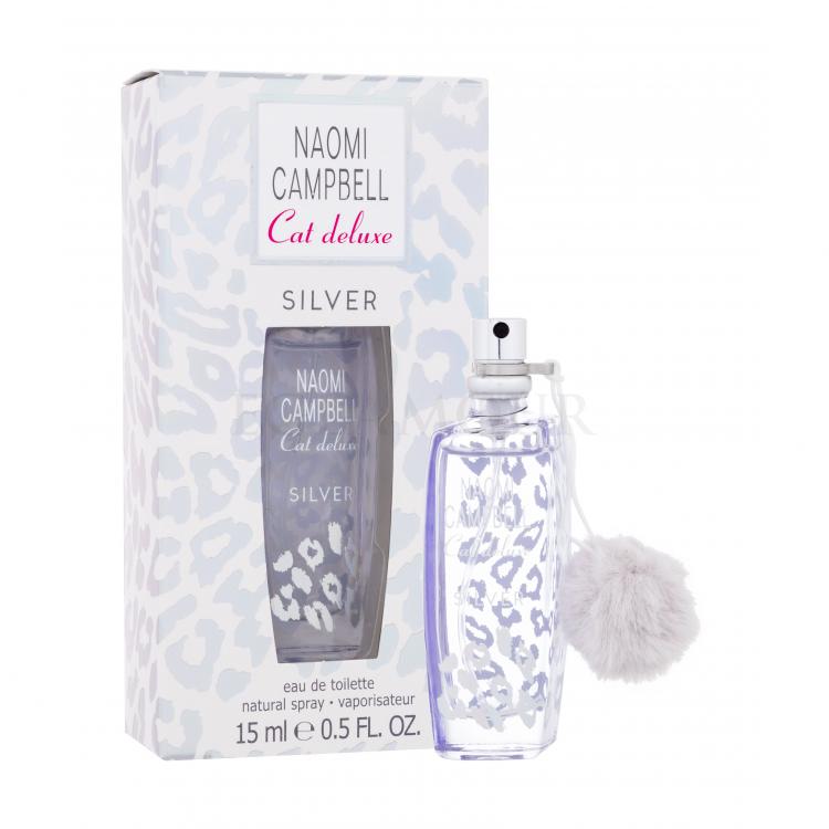 Naomi Campbell Cat Deluxe Silver Woda toaletowa dla kobiet 15 ml