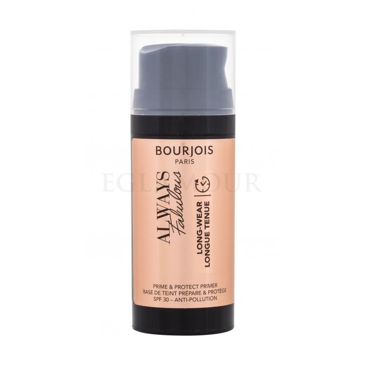 BOURJOIS Paris Always Fabulous Long-Wear Prime &amp; Protect Primer SPF30 Baza pod makijaż dla kobiet 30 ml