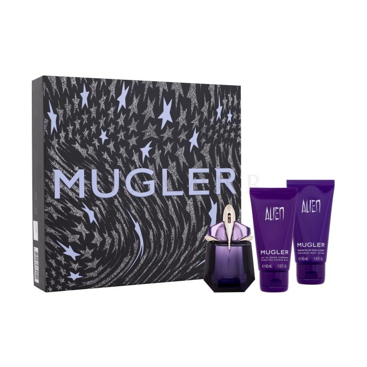 Mugler Alien SET1 Zestaw EDP 30 ml + mleczko pod prysznic 50 ml + mleczko do ciała 50 ml