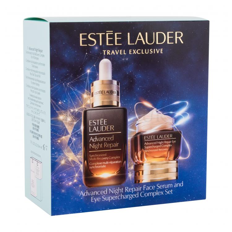 Estée Lauder Advanced Night Repair Travel Exclusive Zestaw Serum do twarzy na noc 50 ml + krem do okolic oczu 15 ml Uszkodzone pudełko