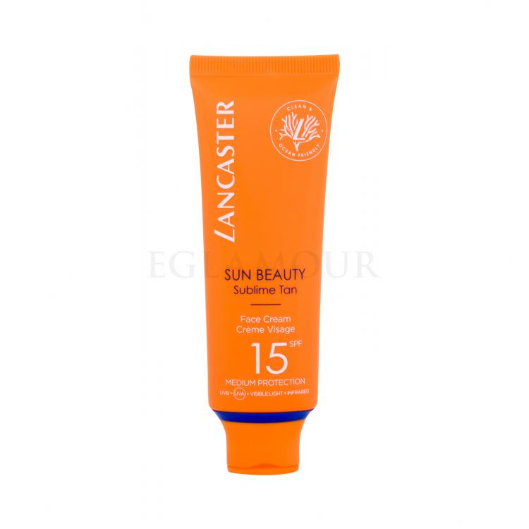 Lancaster Sun Beauty Face Cream SPF15 Preparat do opalania twarzy 50 ml