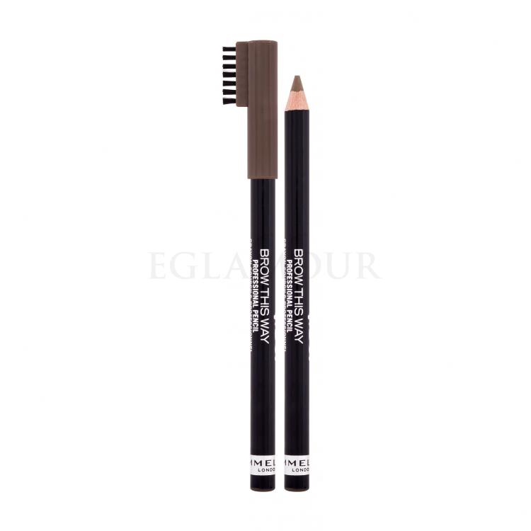 Rimmel London Brow This Way Professional Pencil Kredka do brwi dla kobiet 1,4 g Odcień 006 Brunette