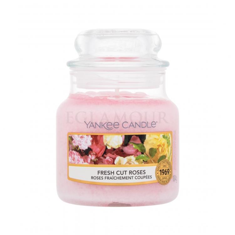 Yankee Candle Fresh Cut Roses Świeczka zapachowa 104 g