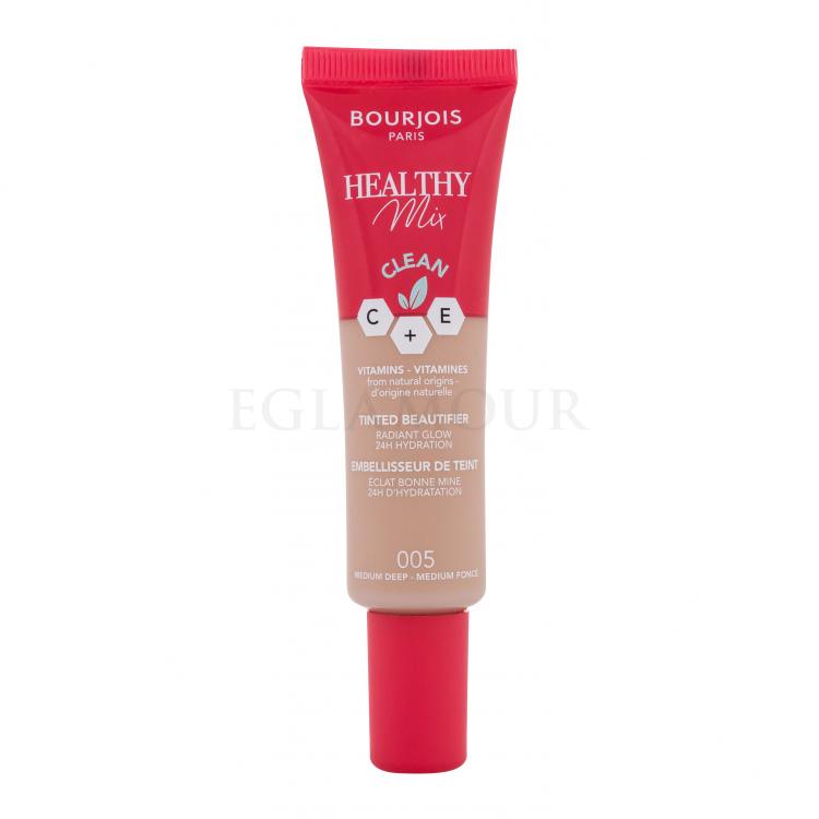 BOURJOIS Paris Healthy Mix Tinted Beautifier Krem BB dla kobiet 30 ml Odcień 005 Medium Deep