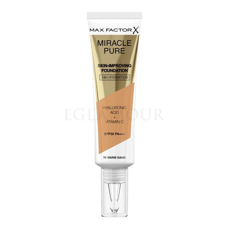 Max Factor Miracle Pure Skin-Improving Foundation SPF30 Podkład dla kobiet 30 ml Odcień 70 Warm Sand