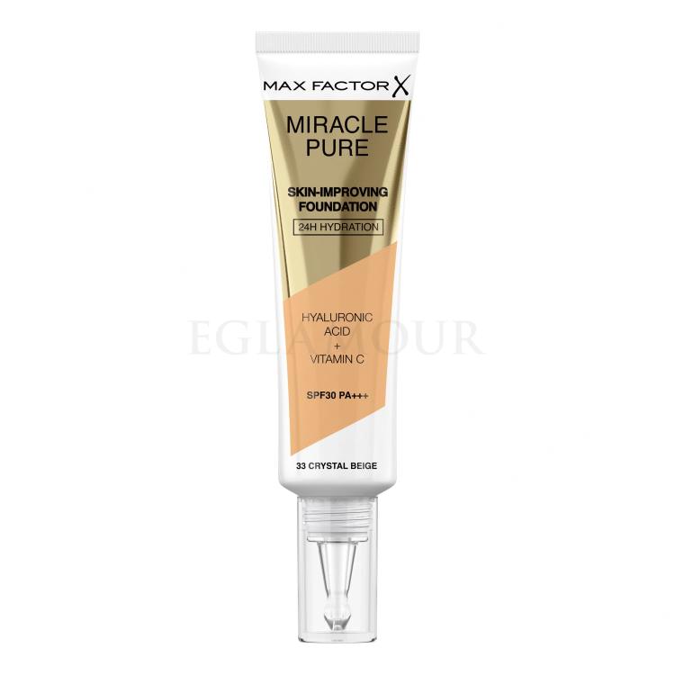 Max Factor Miracle Pure Skin-Improving Foundation SPF30 Podkład dla kobiet 30 ml Odcień 33 Crystal Beige