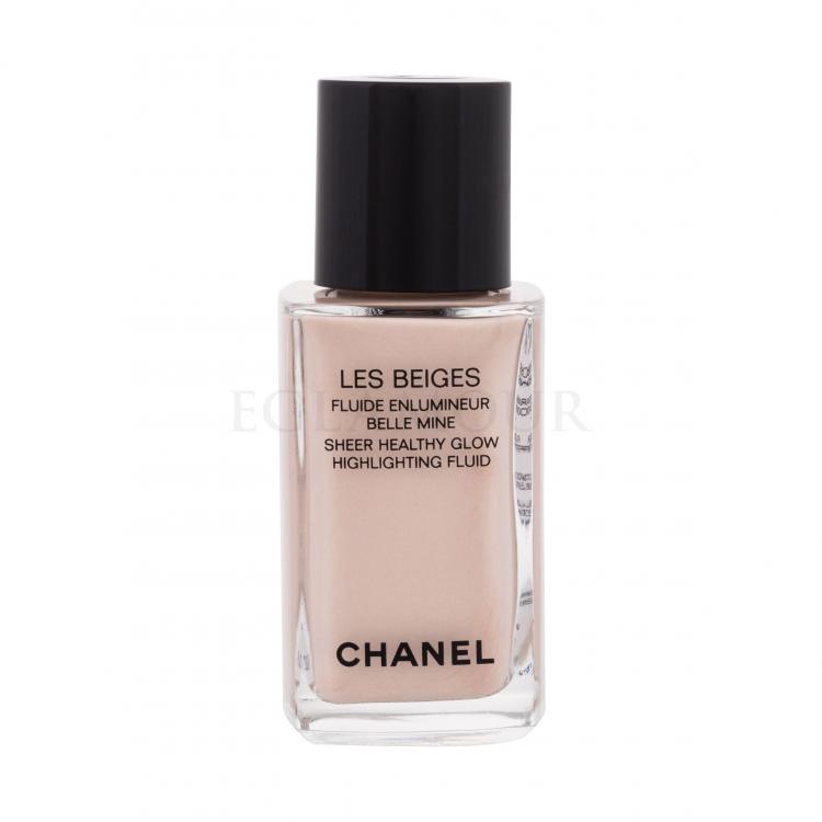 Chanel Les Beiges Sheer Healthy Glow Highlighting Fluid Rozświetlacz dla kobiet 30 ml Odcień Pearly Glow