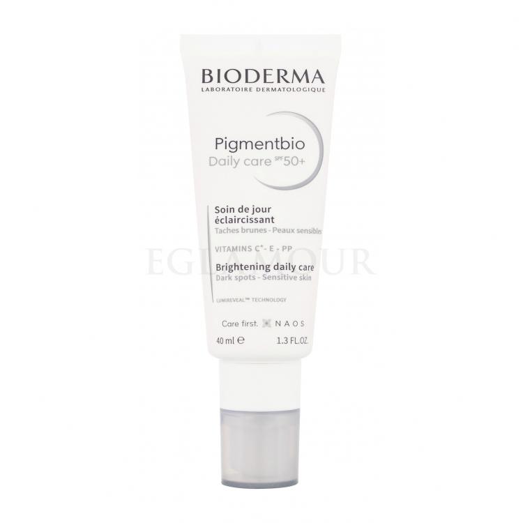 BIODERMA Pigmentbio Daily Care SPF50+ Krem do twarzy na dzień dla kobiet 40 ml