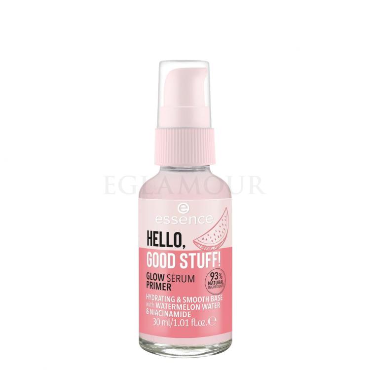 Essence Hello, Good Stuff! Glow Serum Primer Baza pod makijaż dla kobiet 30 ml