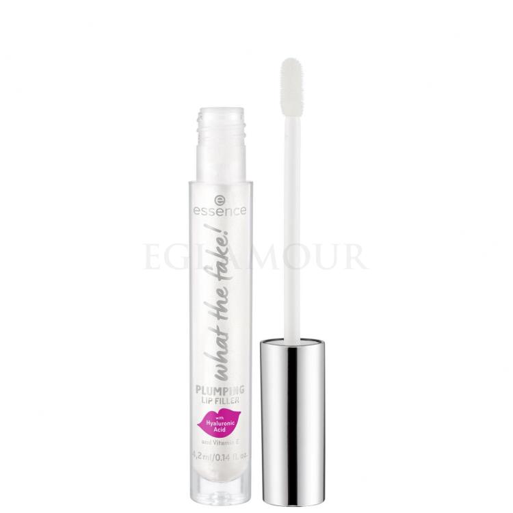 Essence What The Fake! Plumping Lip Filler Błyszczyk do ust dla kobiet 4,2 ml Odcień 01 Oh my plump!