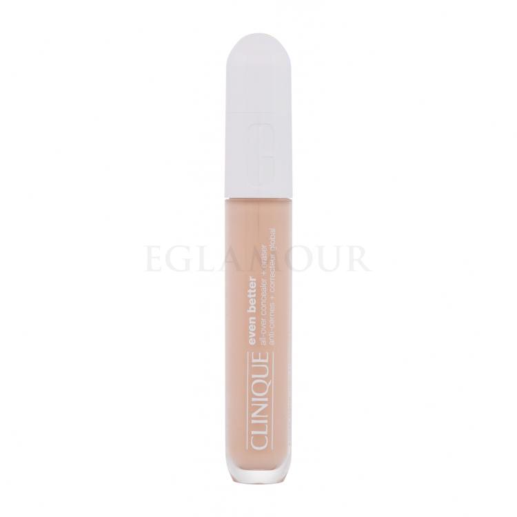 Clinique Even Better All-Over Concealer + Eraser Korektor dla kobiet 6 ml Odcień CN 10 Alabaster